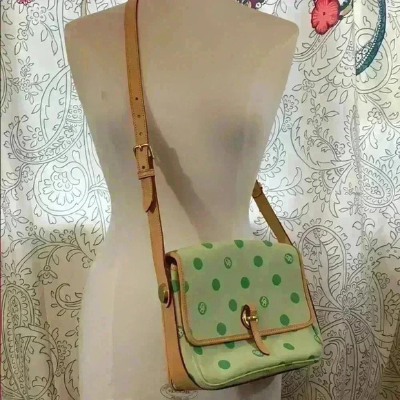 Green Polkadot Dooney &Bourke - Picture 2 of 11